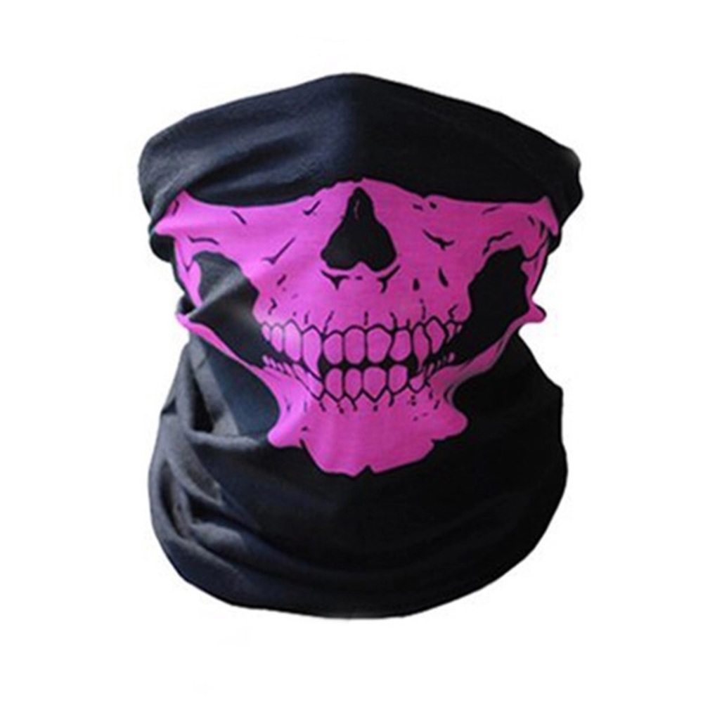 Pink Skull Face Mask